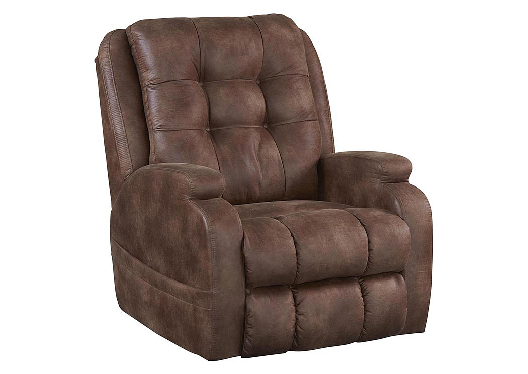 Almond Power Lift Lay Flat Recliner w/ "Dual Motor",ABF Catnapper