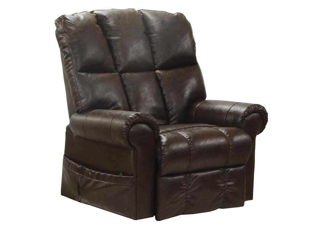 Godiva Power Lift Full Lay-Out Chaise Recliner,ABF Catnapper