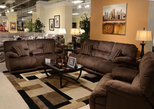 Image for Riley Coffee Chaise Rocker Recliner