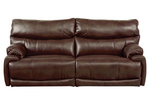 Image for Larkin Coffee Lay Flat Reclining Sofa