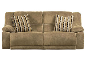Hammond Coffee/Taupe Reclining Sofa