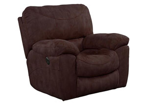 Image for Terrance Chocolate Rocker Recliner