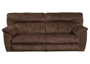 Image for Nichols Chestnut Lay Flat Reclining Sofa
