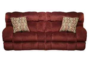 Image for Siesta Wine/Chianti Lay Flat Reclining Sofa