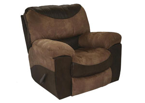 Image for Portman Saddle/Chocolate Chaise Rocker Recliner