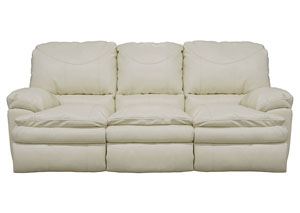 Image for Perez Ice Bonded Leather Reclining Sofa