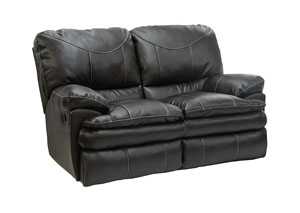 Image for Perez Steel Bonded Leather Power Reclining Loveseat