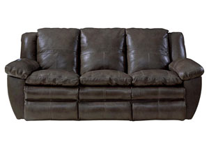 Image for Aria Chocolate Top Grain Leather Lay Flat Reclining Sofa