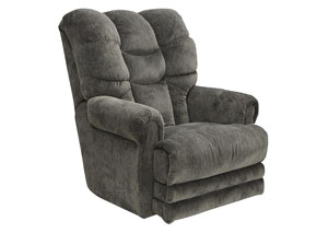 Image for Slate Lay Flat Recliner w/ Extended Ottoman