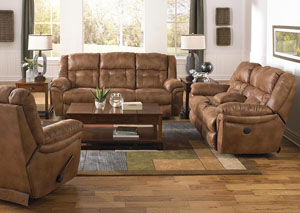 Image for Joyner Almond Lay Flat Reclining Sofa and Console Loveseat