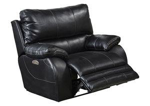 Image for Sheridan Black Power Headrest Power Lay Flat Recliner