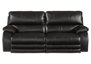 Image for Sheridan Black Power Headrest Power Lay Flat Reclining Sofa