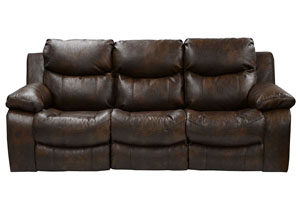 Image for Catalina Timber Bonded Leather Power Reclining Sofa