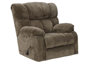 Image for Mocha Chaise Rocker Recliner