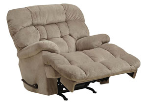 Image for Driftwood Chaise Rocker Recliner w/Heat & Massage