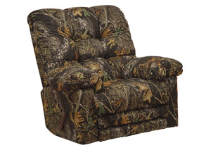 Image for Mossy Oak New Breakup Chaise Rocker Recliner - Oversized - w/ X-tra Comfort Footrest