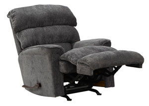 Image for Charcoal Chaise Rocker Recliner