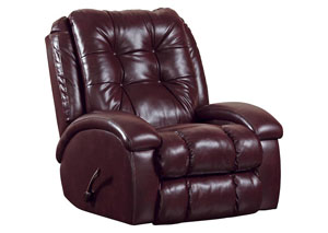 Image for Burgundy Swivel Glider Recliner