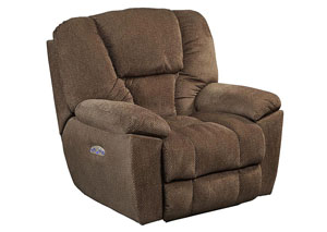 Image for Hickory Power Headrest Power Lay Flat Recliner