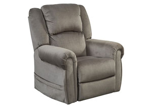 Image for Pewter Power Headrest Power Lift Lay Flat Recliner