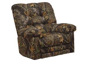 Image for Mossy Oak Infinity Chaise Rocker Recliner w/Heat & Massage - Oversized X-tra Comfort Footrest