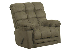 Image for Sage Chaise Rocker Recliner w/Heat & Massage - Oversized X-tra Comfort Footrest