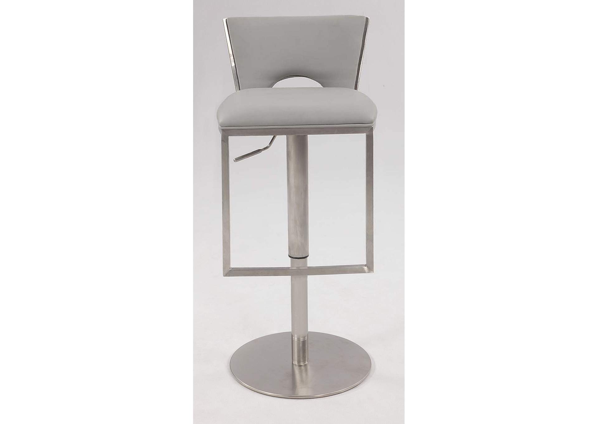 Low Back Upholstered Pneumatic-Adjustable Stool,Chintaly Imports