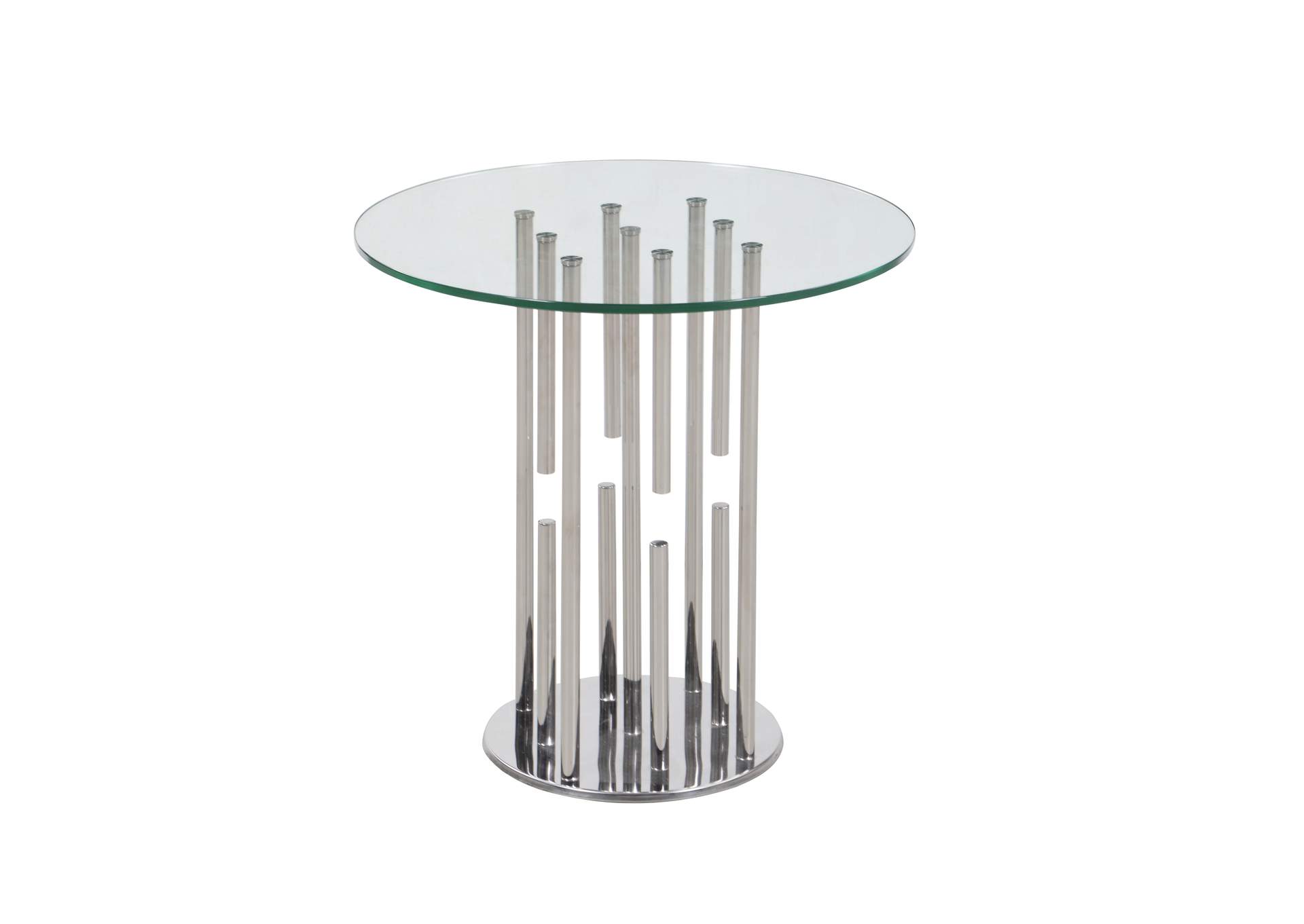 Contemporary Floating Pedestal Lamp Table,Chintaly Imports