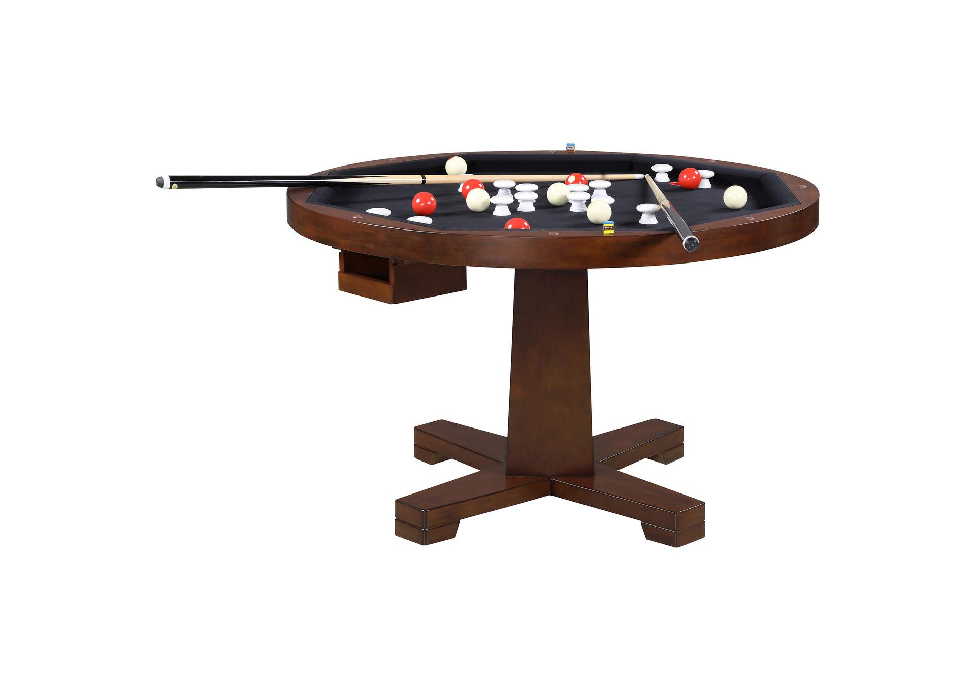 Marietta 5-piece Game Table Set Tobacco and Tan,Coaster Furniture