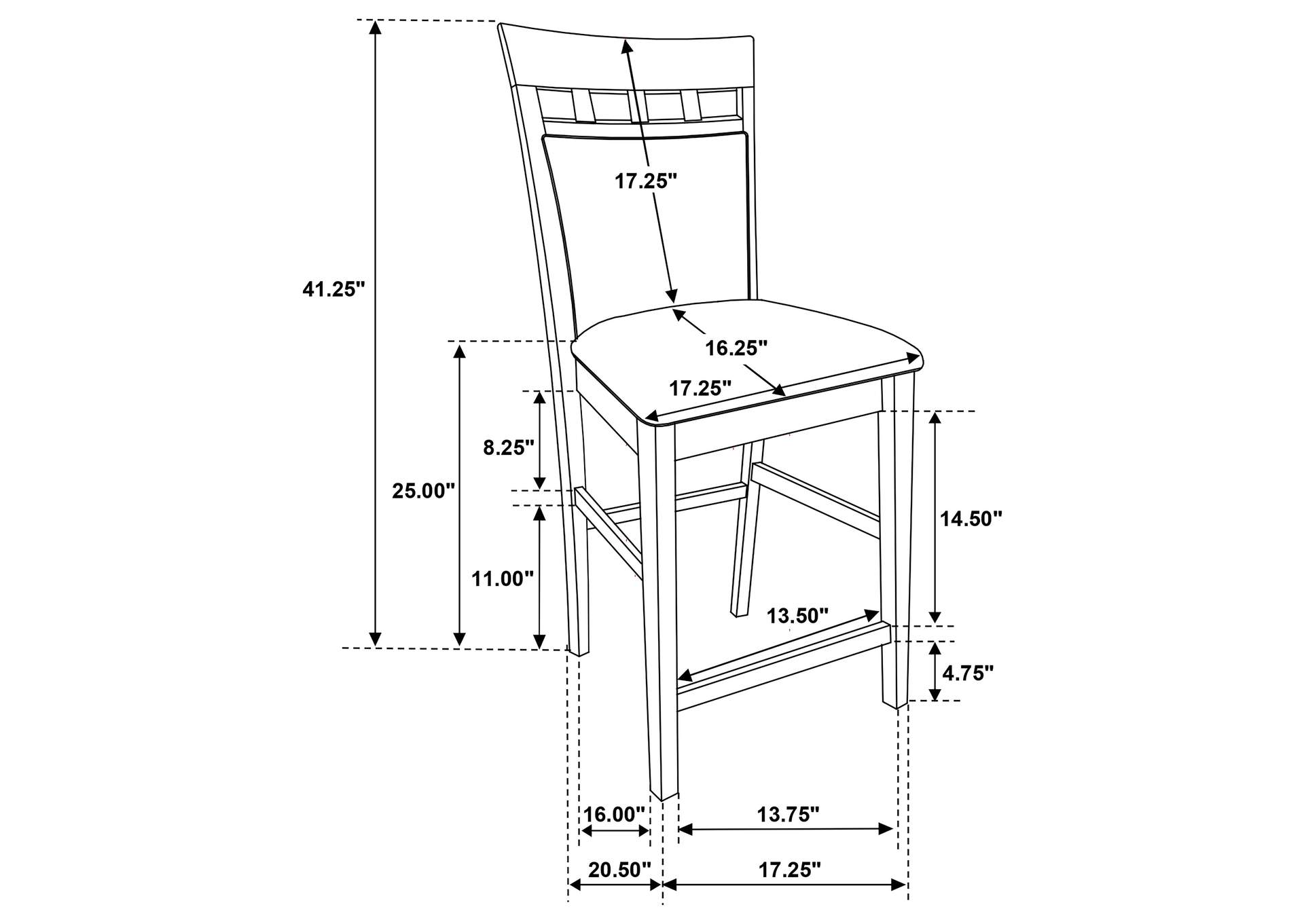 COUNTER HEIGHT TABLE 5 PC SET,Coaster Furniture