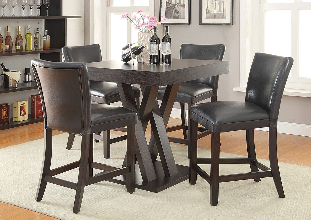 Cappuccino Counter Height Table,ABF Coaster Furniture