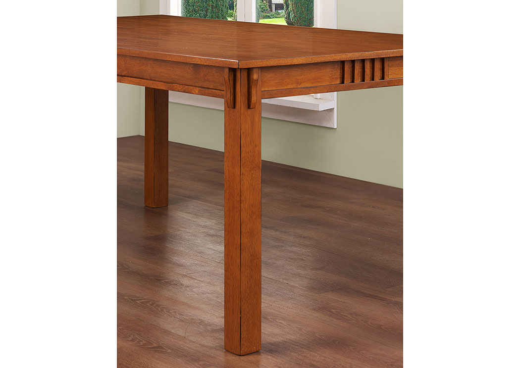 Light Oak Rectangular Dining Table,ABF Coaster Furniture