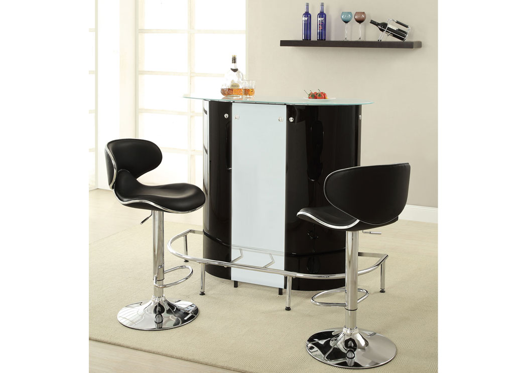 Black & White Bar Table,ABF Coaster Furniture