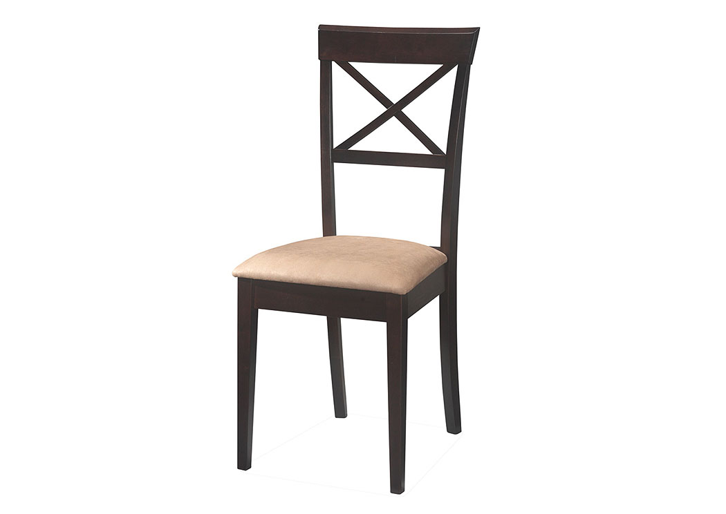 Cappuccino Side Chair (Set of 2),ABF Coaster Furniture