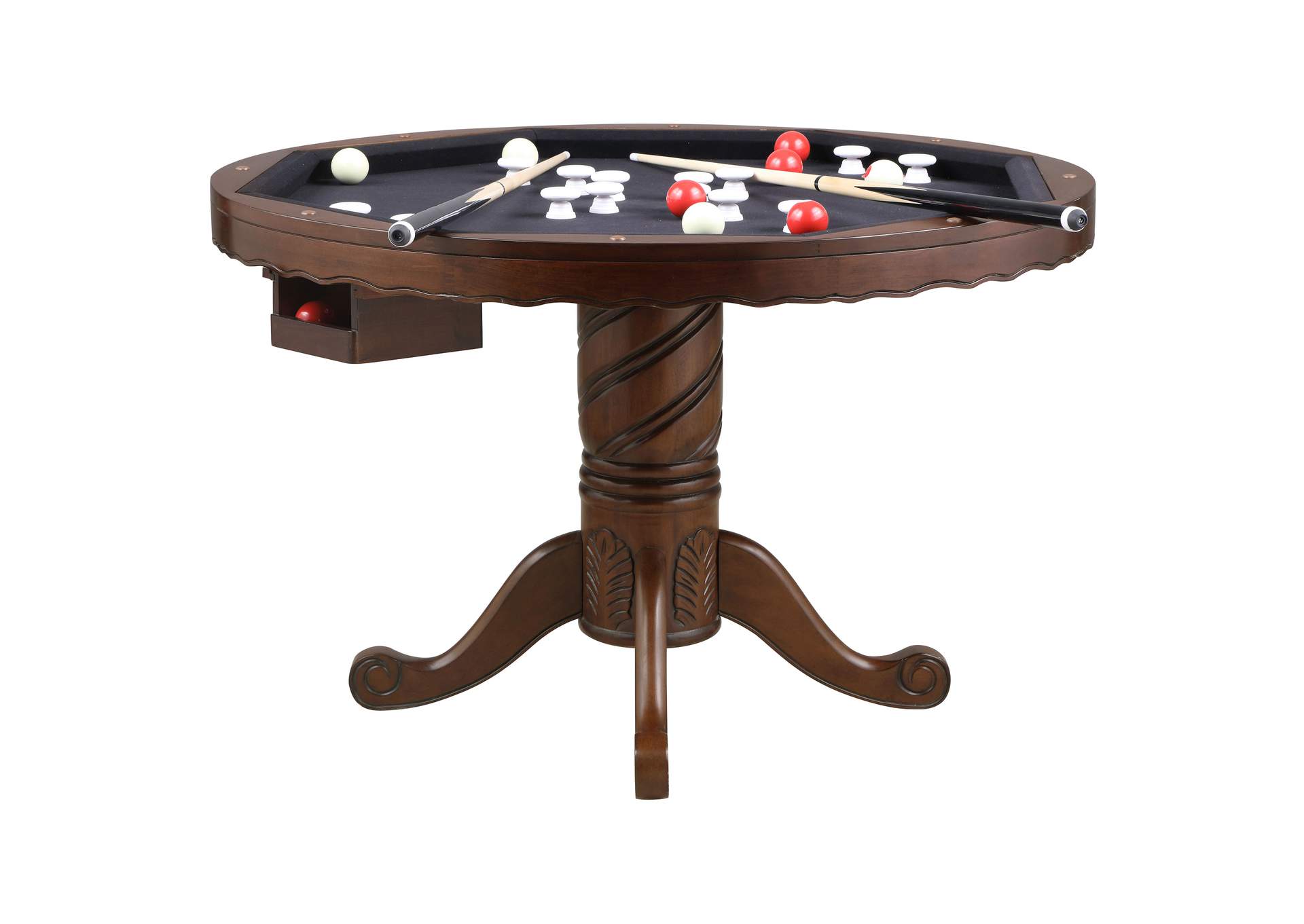 Turk 5-piece Game Table Set Tobacco and Black,Coaster Furniture