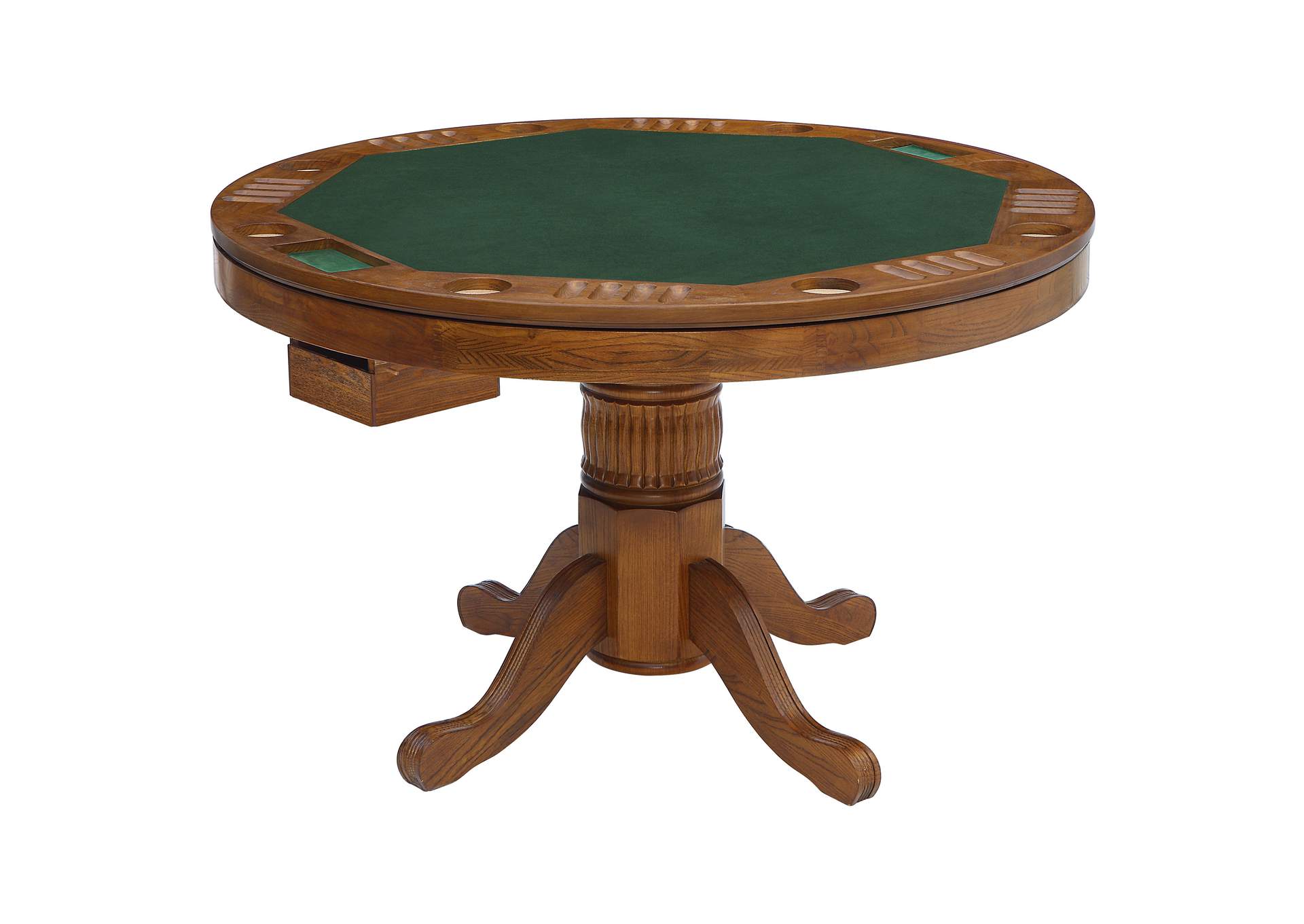 Mitchell 5-piece Game Table Set Amber and Brown,Coaster Furniture