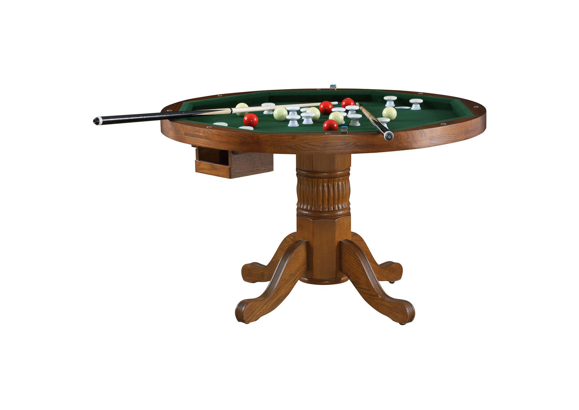 Mitchell 5-piece Game Table Set Amber and Brown,Coaster Furniture