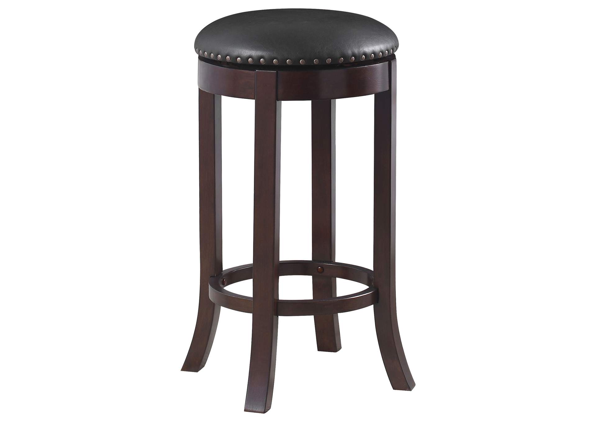 Aboushi Swivel Bar Stools with Upholstered Seat Brown (Set of 2),Coaster Furniture