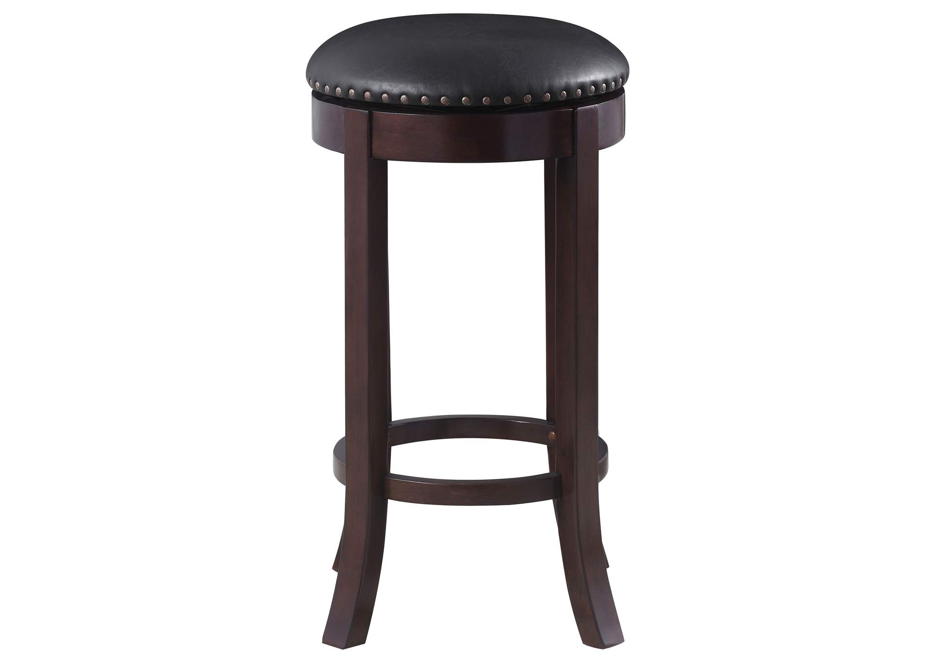 Aboushi Swivel Bar Stools with Upholstered Seat Brown (Set of 2),Coaster Furniture