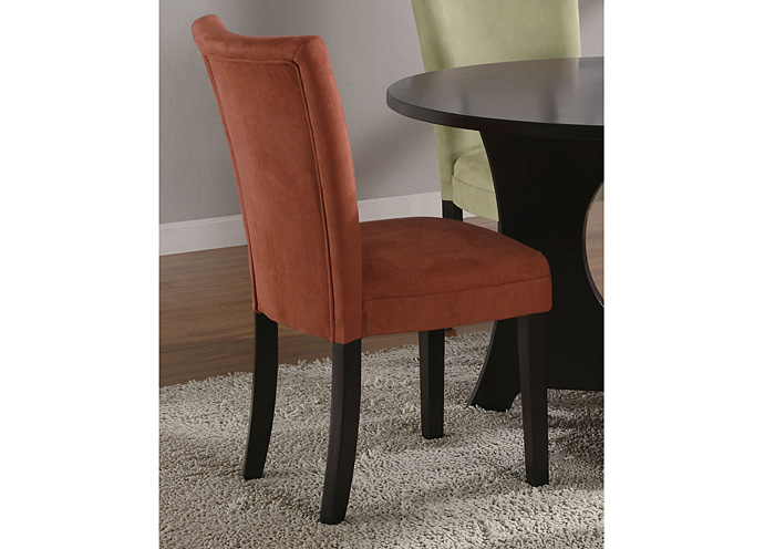 Terracotta & Cappuccino Parson Chair (Set of 2),ABF Coaster Furniture