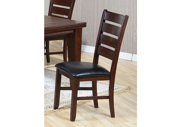 Black & Oak Side Chair (Set of 2),ABF Coaster Furniture