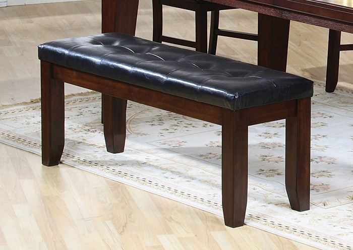 Dark Brown & Oak Bench,ABF Coaster Furniture