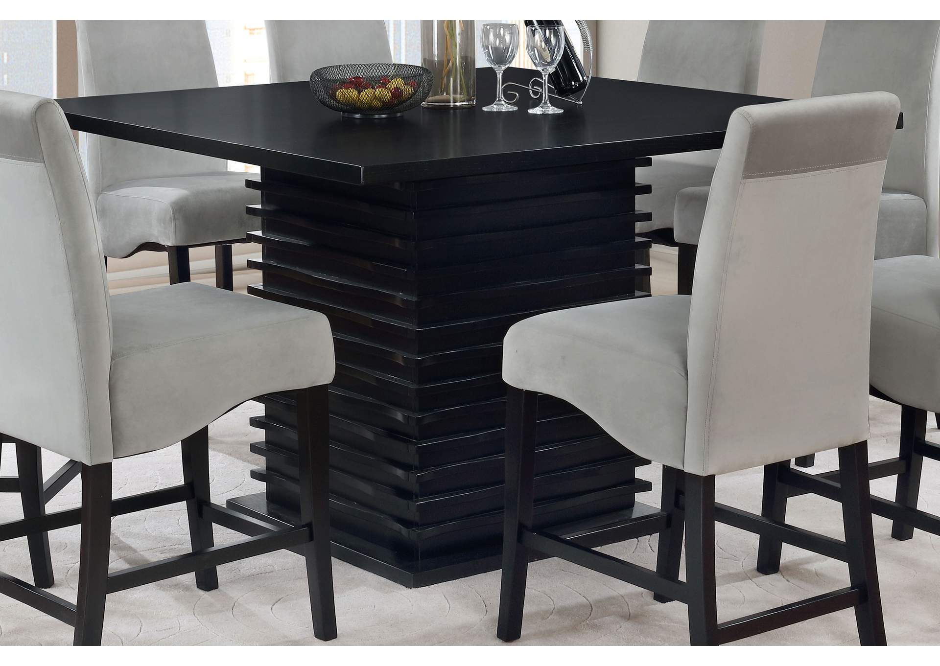 Stanton Square Counter Table Black,Coaster Furniture