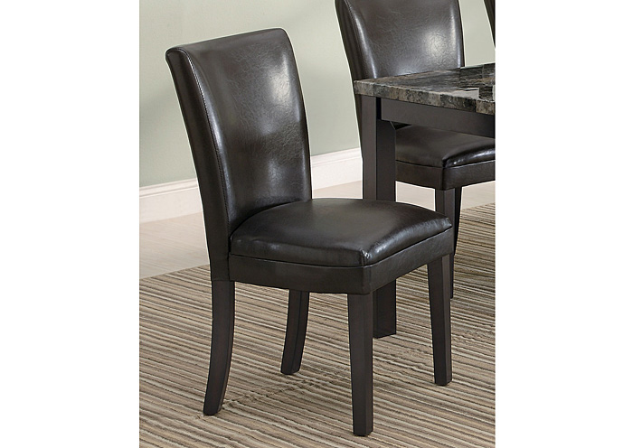 Brown & Cappuccino Parson Chair (Set of 2),ABF Coaster Furniture