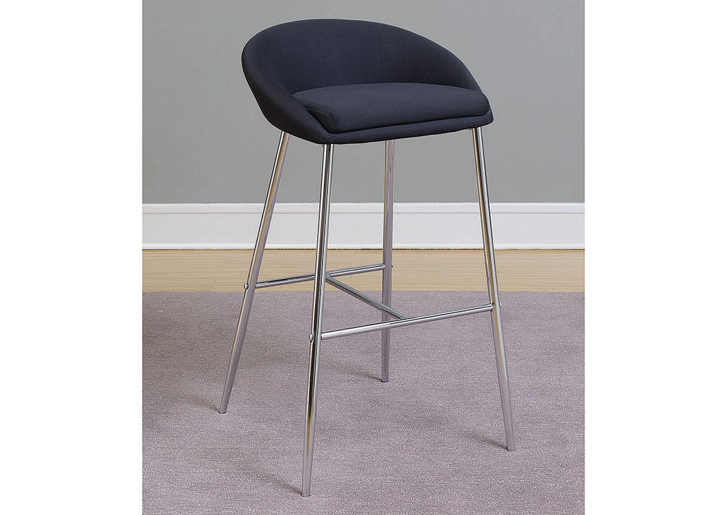 Black Bar Height Stool (Set of 2),ABF Coaster Furniture