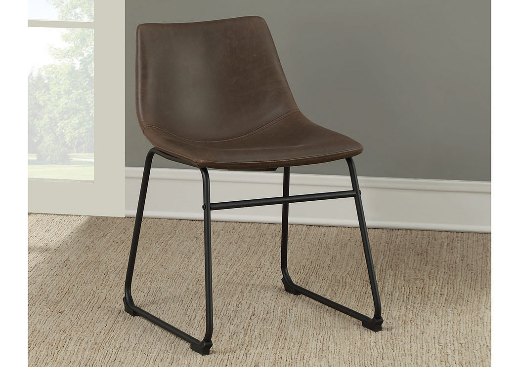 Brown Dining Stool (Set of 2),ABF Coaster Furniture