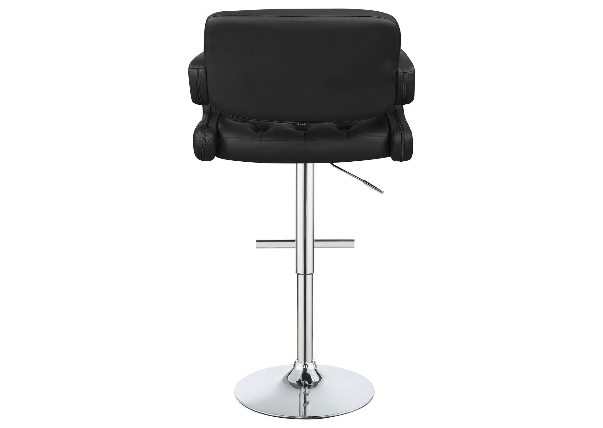 Brandi 29" Adjustable Height Bar Stool Black and Chrome,Coaster Furniture