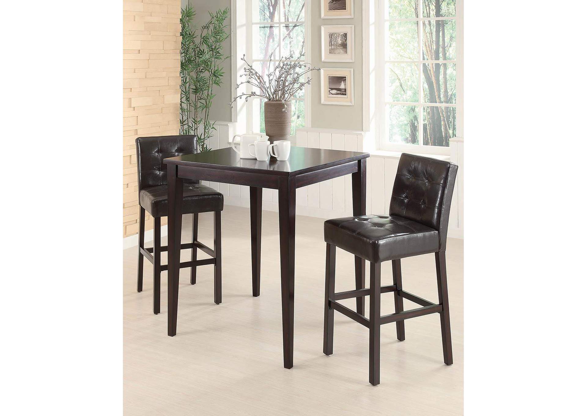 Cappuccino & Cappuccino Bar Chair (Set of 2),ABF Coaster Furniture