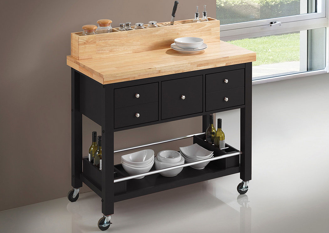 Black Kitchen Island,ABF Coaster Furniture