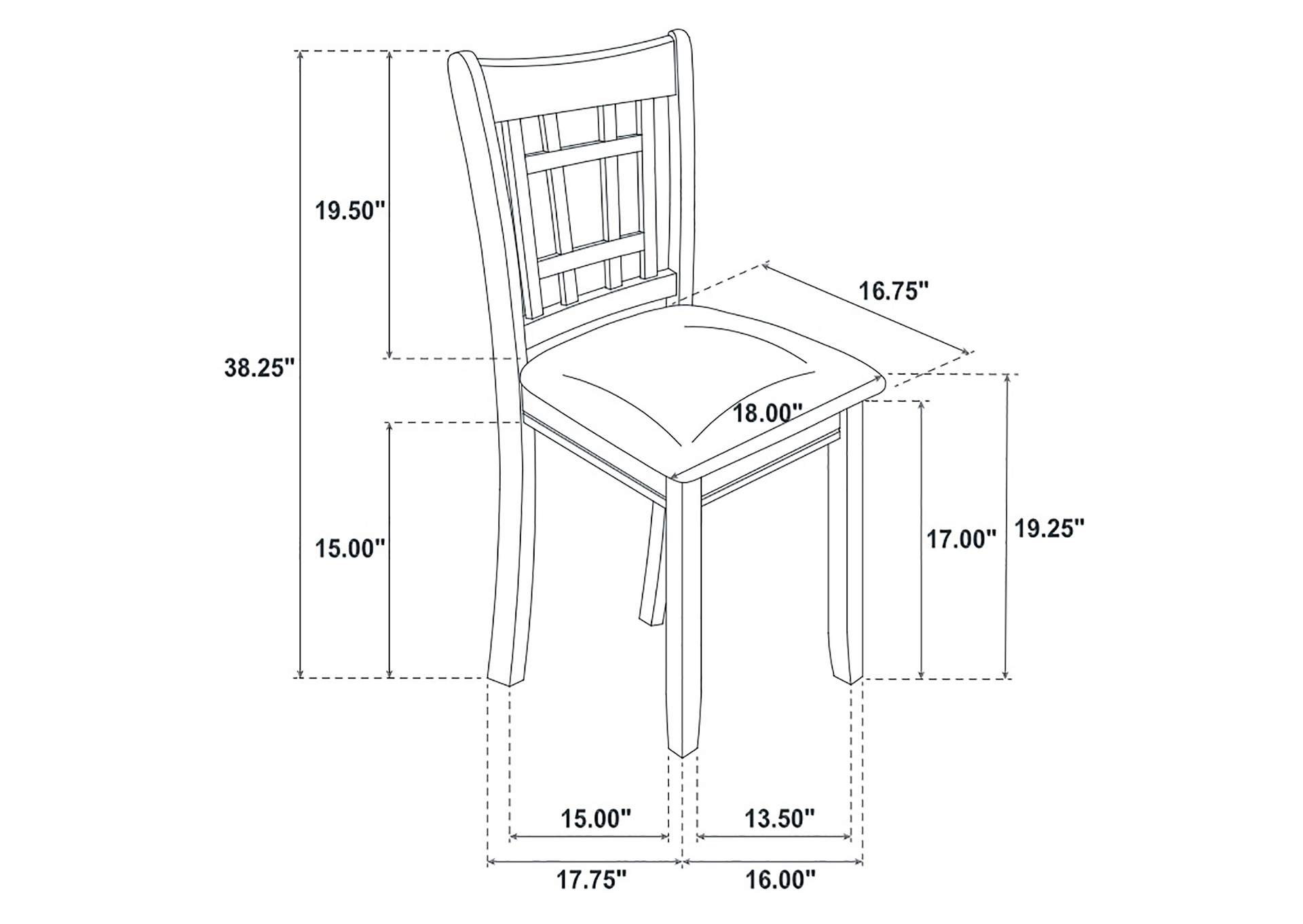 Lavon 5-piece Dining Room Set Espresso and Black,Coaster Furniture